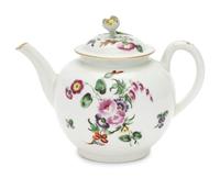 A Worcester Porcelain Teapot