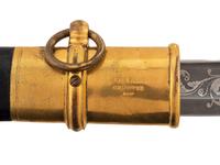 [CIVIL WAR]. Excellent US Model 1850 Foot Officer's sword. Manufactured by Ames, Chicopee, MA.