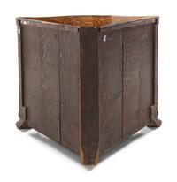 A Dutch Marquetry Corner Cabinet