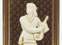 Two Wedgwood Victoria Ware Plaques, UK, 1880s