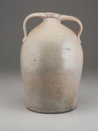 A Cobalt Decorated Stoneware Four-Gallon Twin-Handled Jug