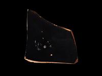 An Attic Black-Figured Kylix Vase Fragment