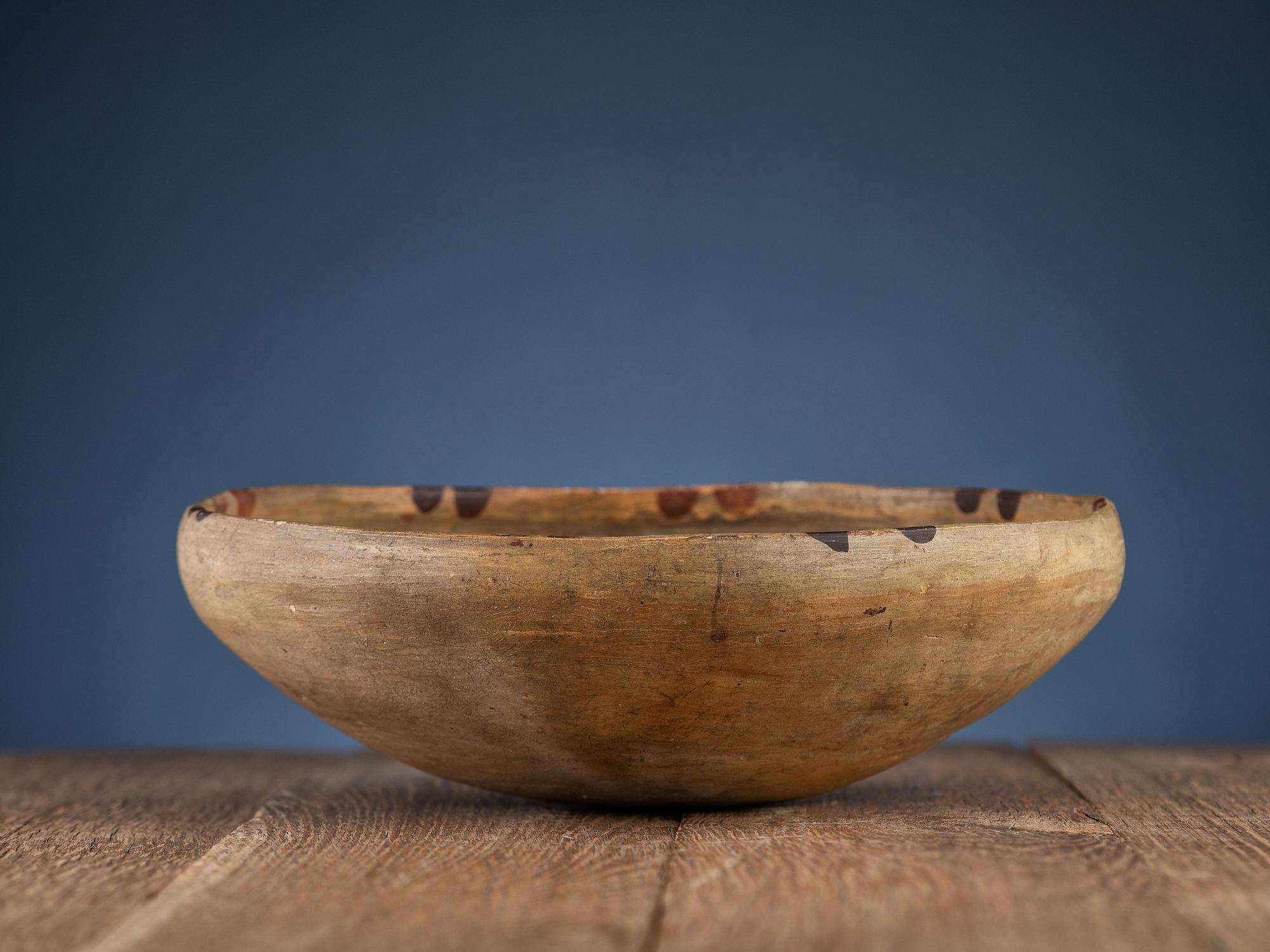 Polychrome Pottery Bowl