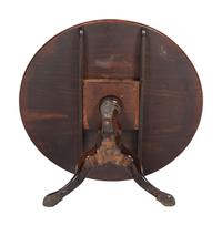A Queen Anne Style Mahogany Tilt-Top Table