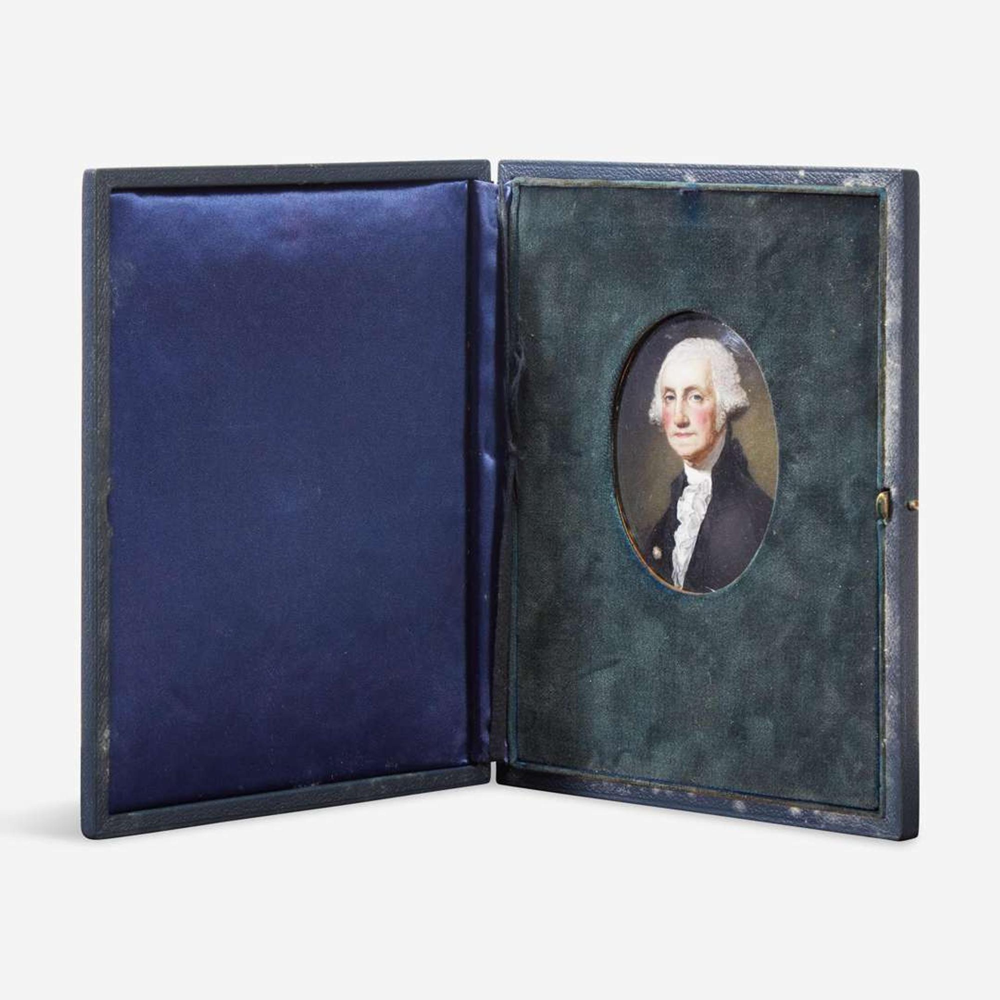 Charles Knight (English, 1743-c. 1826) Portrait miniature of George Washington (1732-1799)