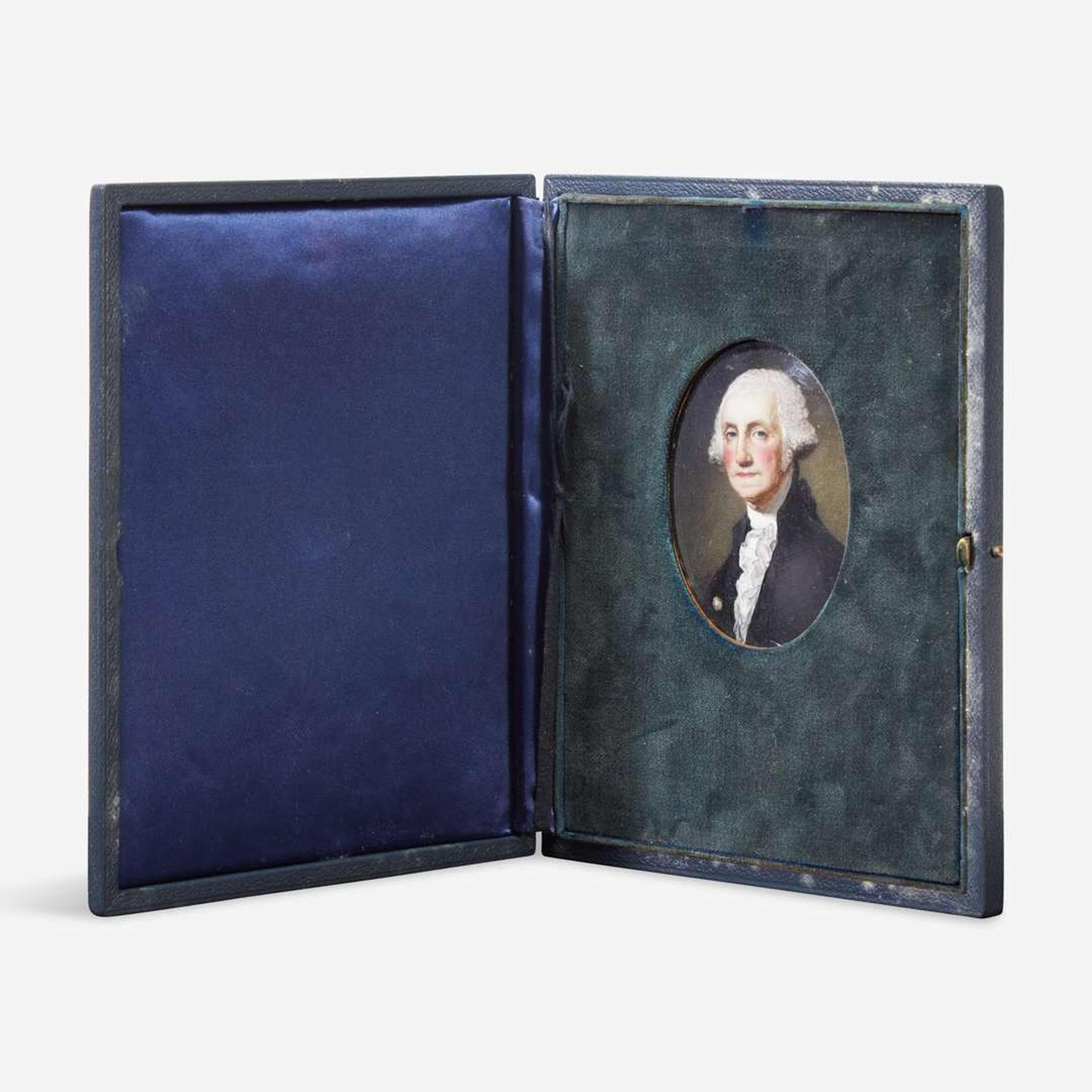 Charles Knight (English, 1743-c. 1826) Portrait miniature of George Washington (1732-1799)