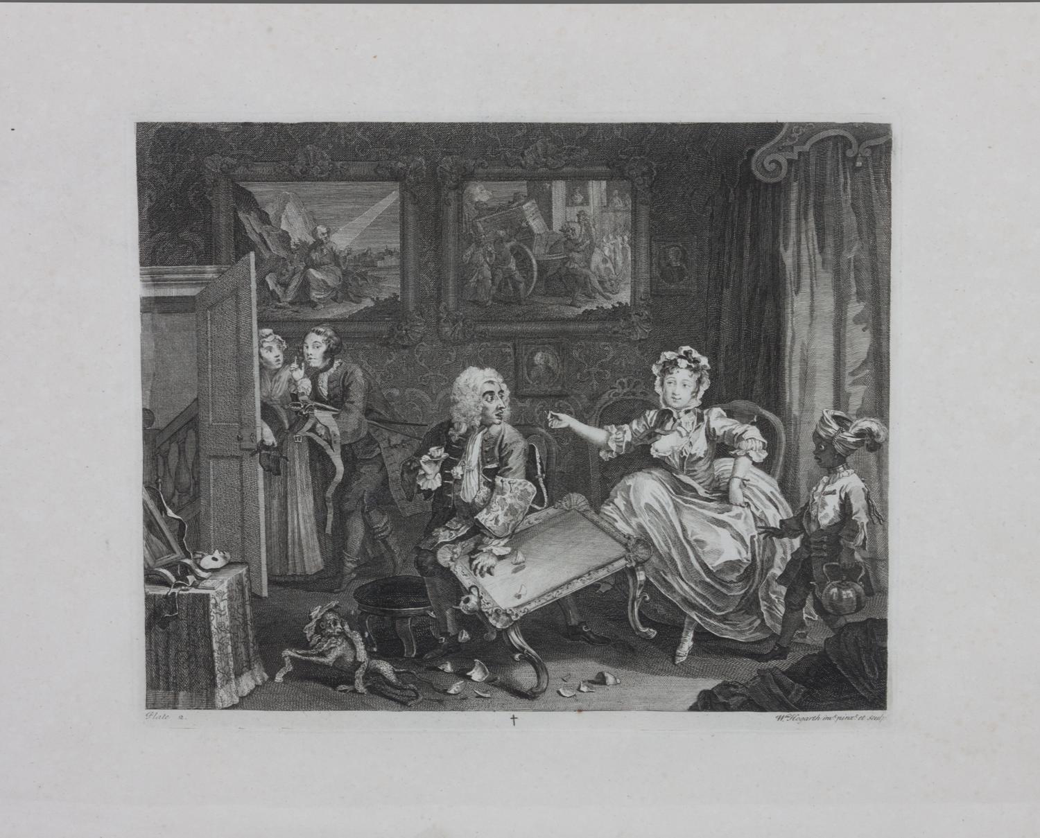 William Hogarth, (British, 1697-1764), A Harlot's Progress (plates 1-6)