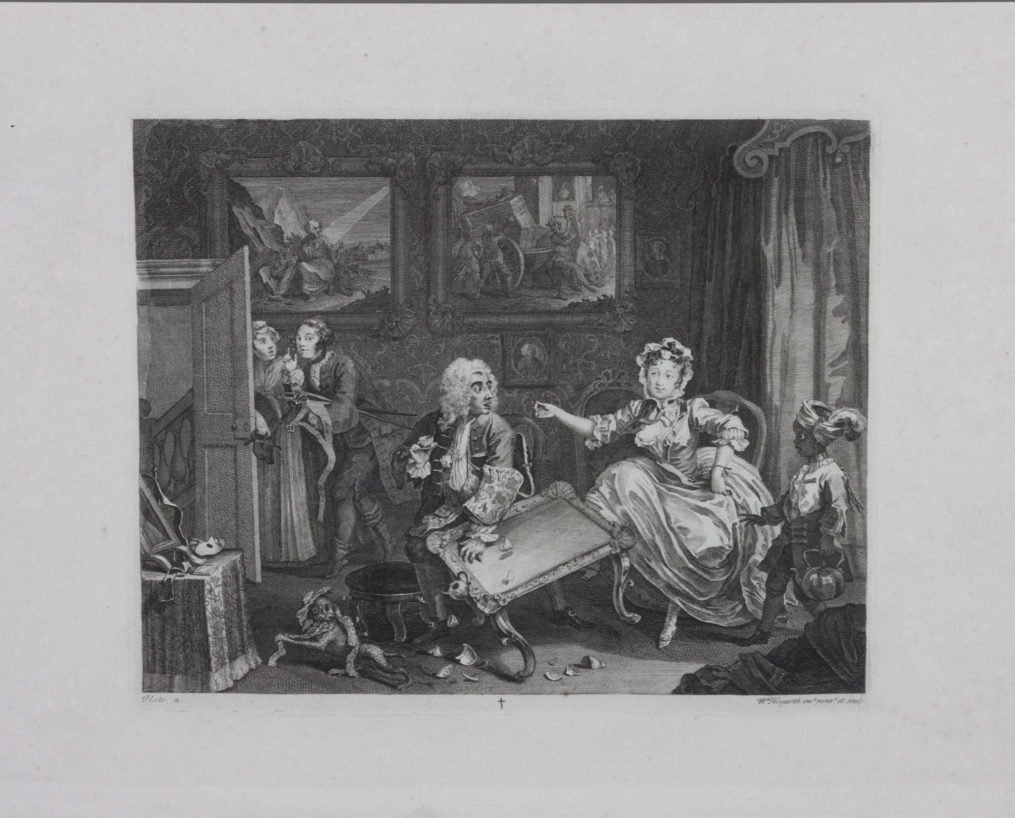 William Hogarth, (British, 1697-1764), A Harlot's Progress (plates 1-6)