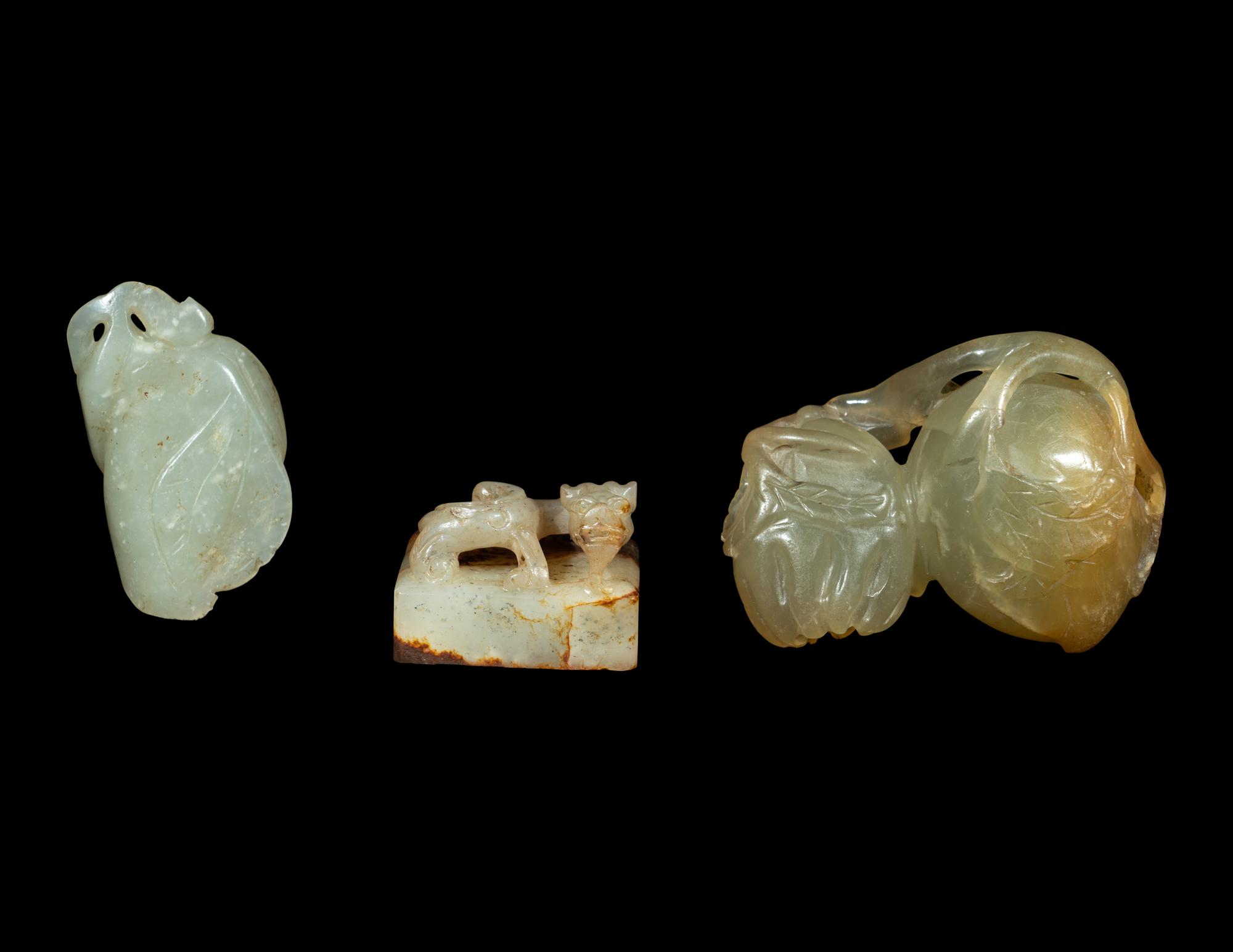Six Chinese Jade Carvings
