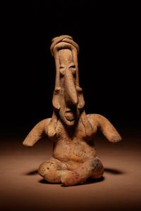 A Jalisco Terracotta Seated Figure
