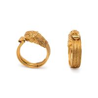 LALAOUNIS, YELLOW GOLD HOOP EARRINGS