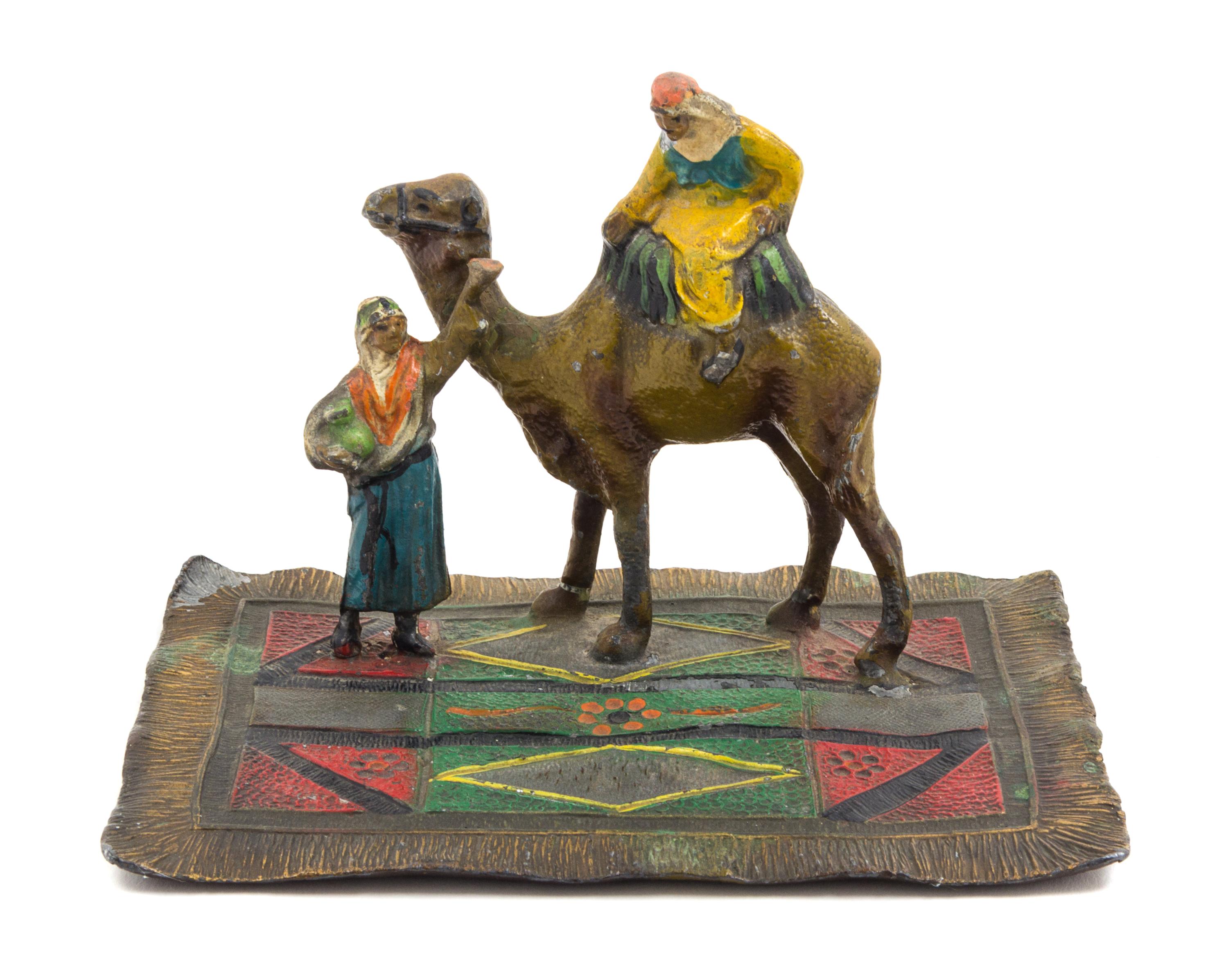 An Austrian Cold Painted Bronze Sculpture Height 4 x width 6 inches. — 20TH CENTURY
