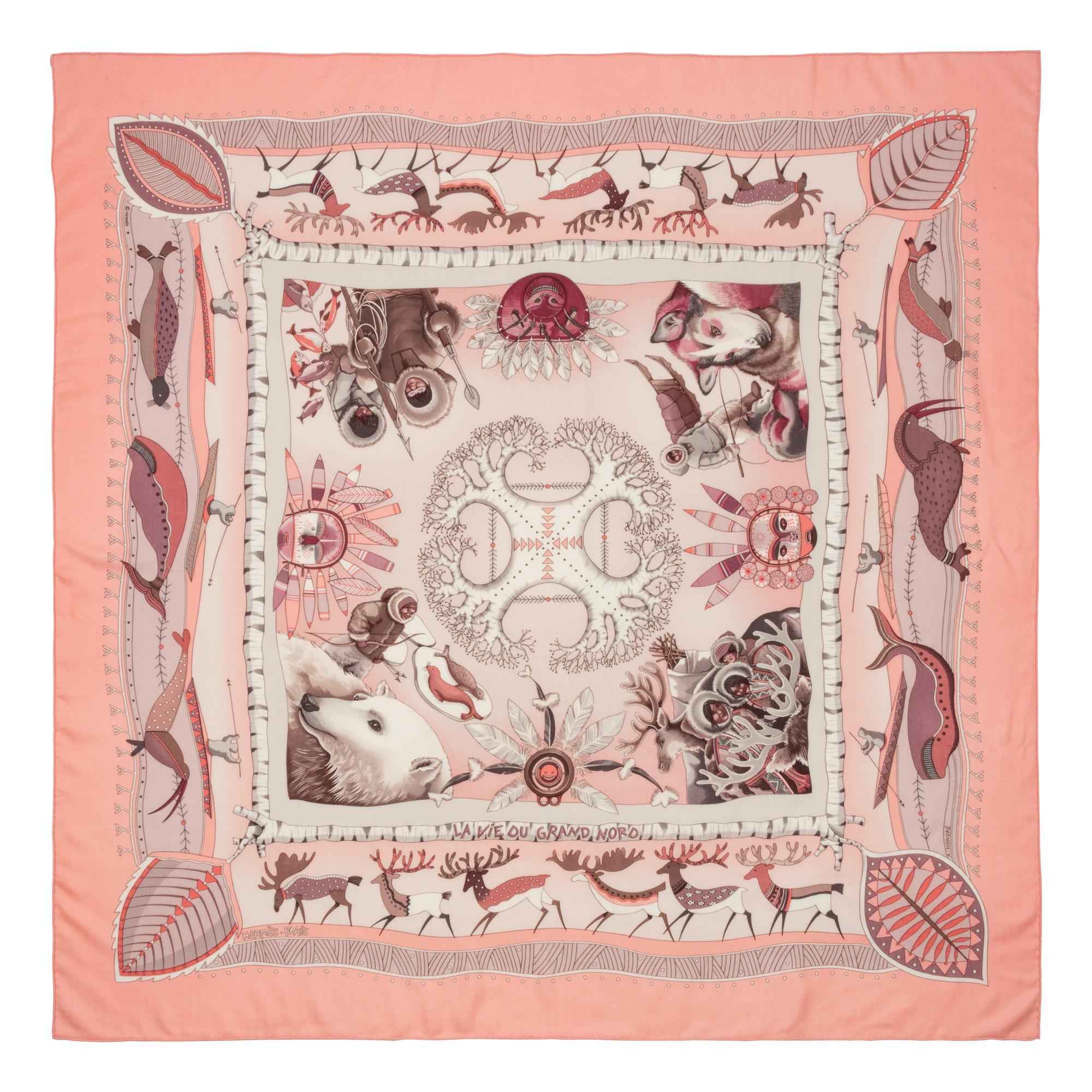 Hermès 140cm Cashmere & Silk Shawl