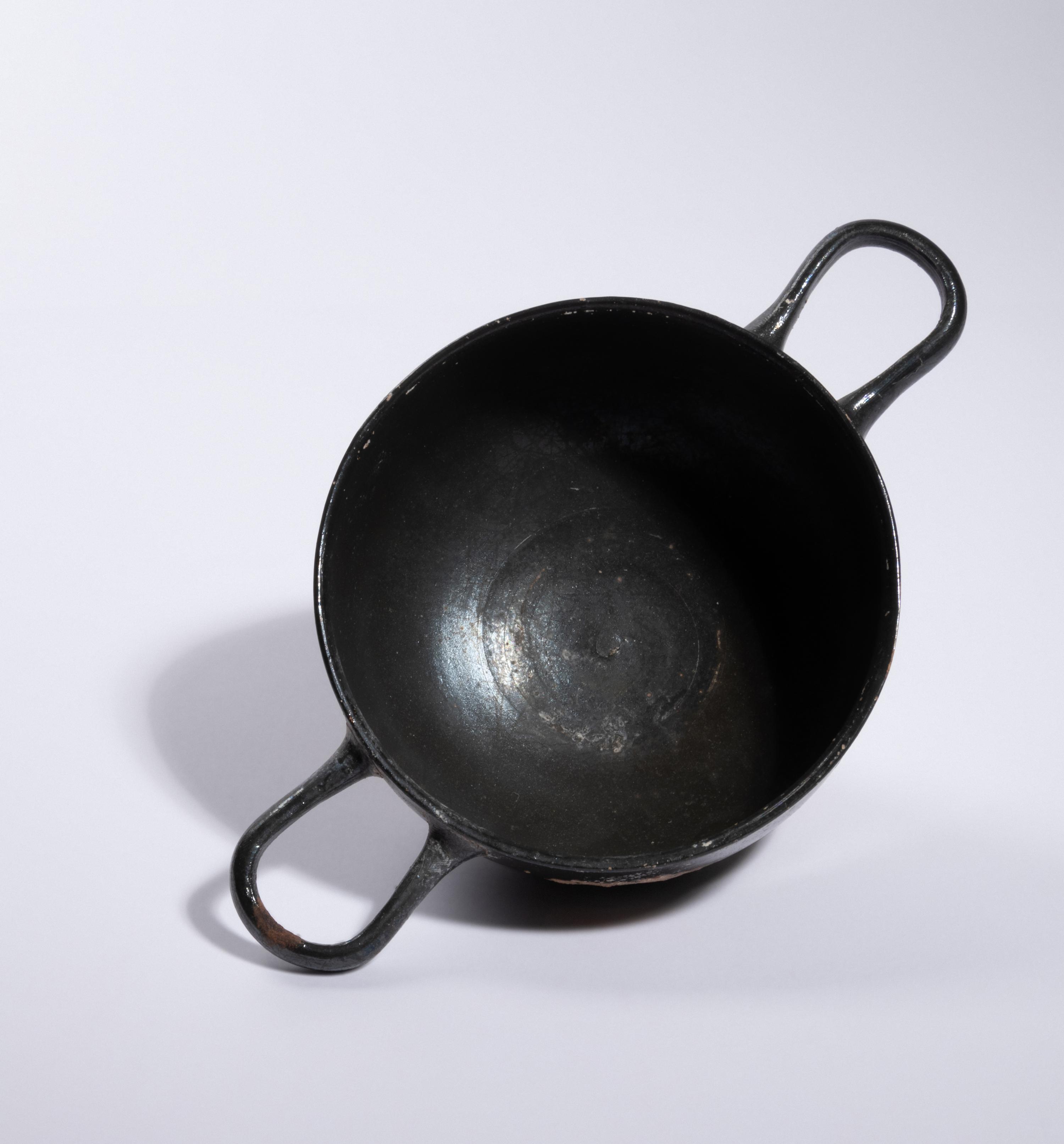 Two South Italian Black-Glazed Vessels
