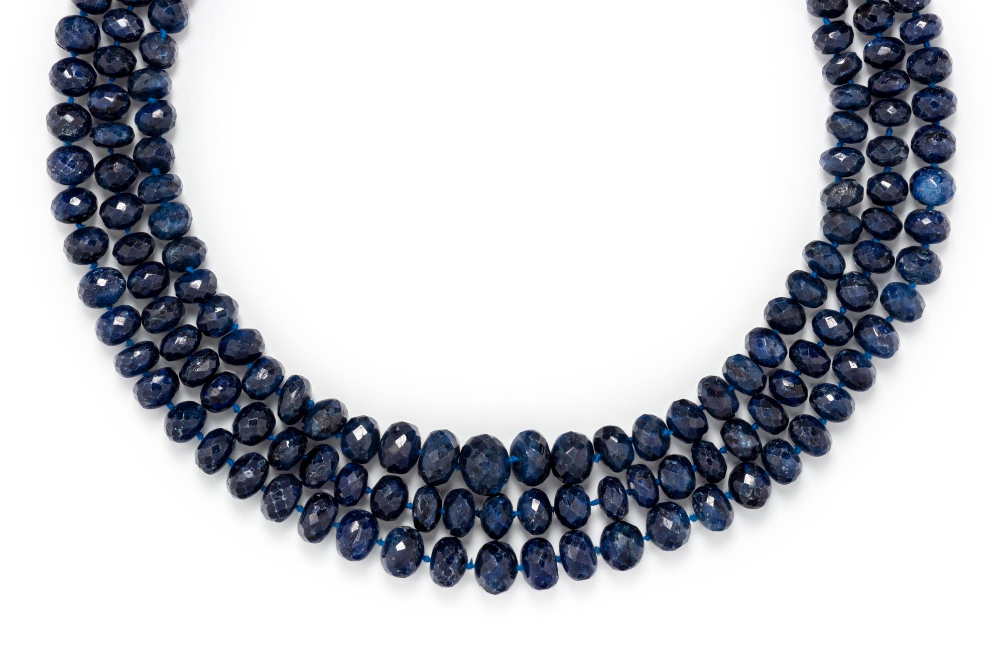 KYANITE BEAD NECKLACE