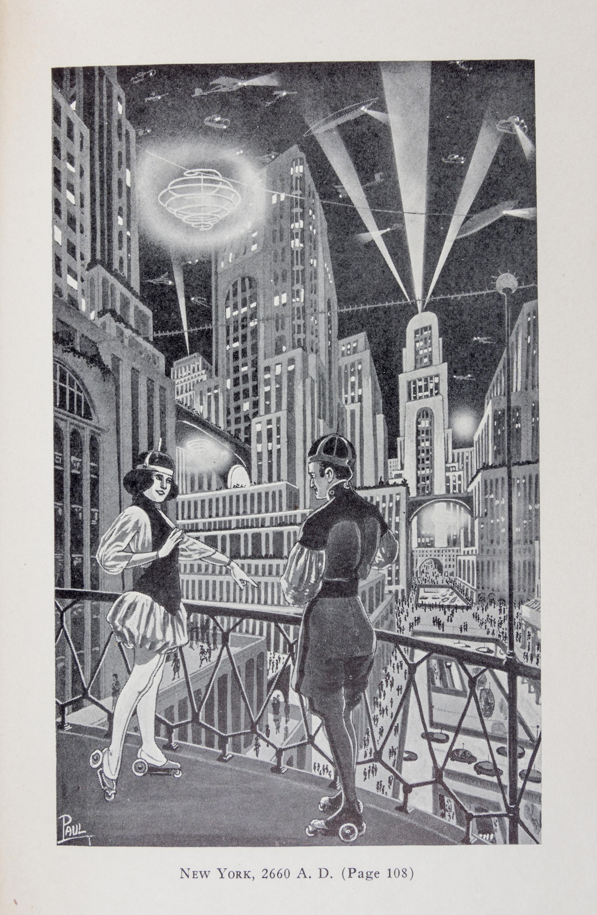 GERNSBACK, Hugo. Ralph 124C 41+: A Romance of the Year 2660 . Boston: The Stratford Company, 1925.