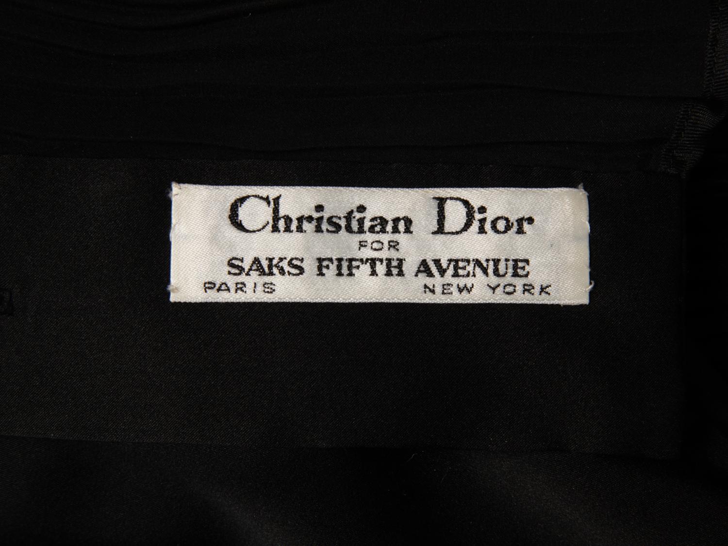 Christian Dior for Saks Fifth Avenue Ensemble, 1970s