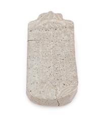 A Korean Ceramic Punchong Tablet EARLY JOSEON DYNASTY Length 7 1/8 inches. — EARLY JOSEON DYNASTY