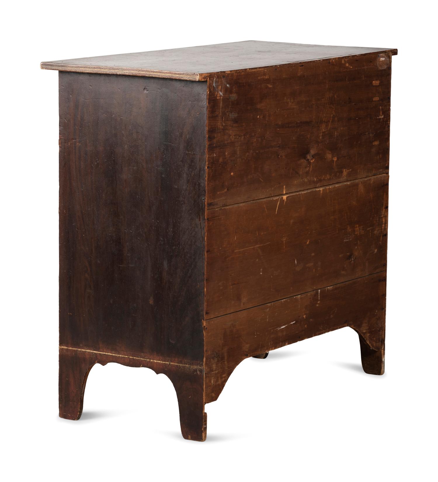 A Federal Grain Painted Pine Chest of Drawers