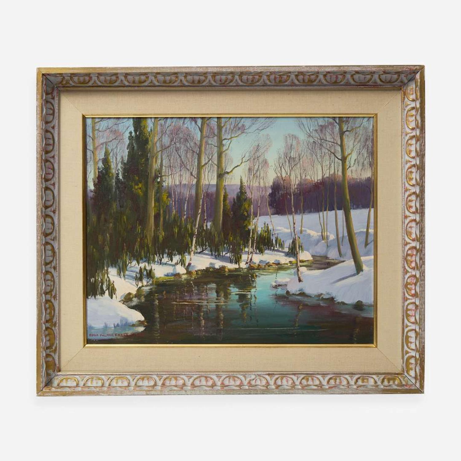 Edna Palmer Engelhardt (American, 1897–1991) Icy River; together with Tranquil Waters
