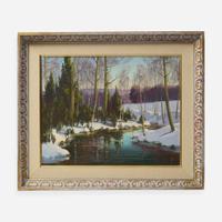 Edna Palmer Engelhardt (American, 1897–1991) Icy River; together with Tranquil Waters