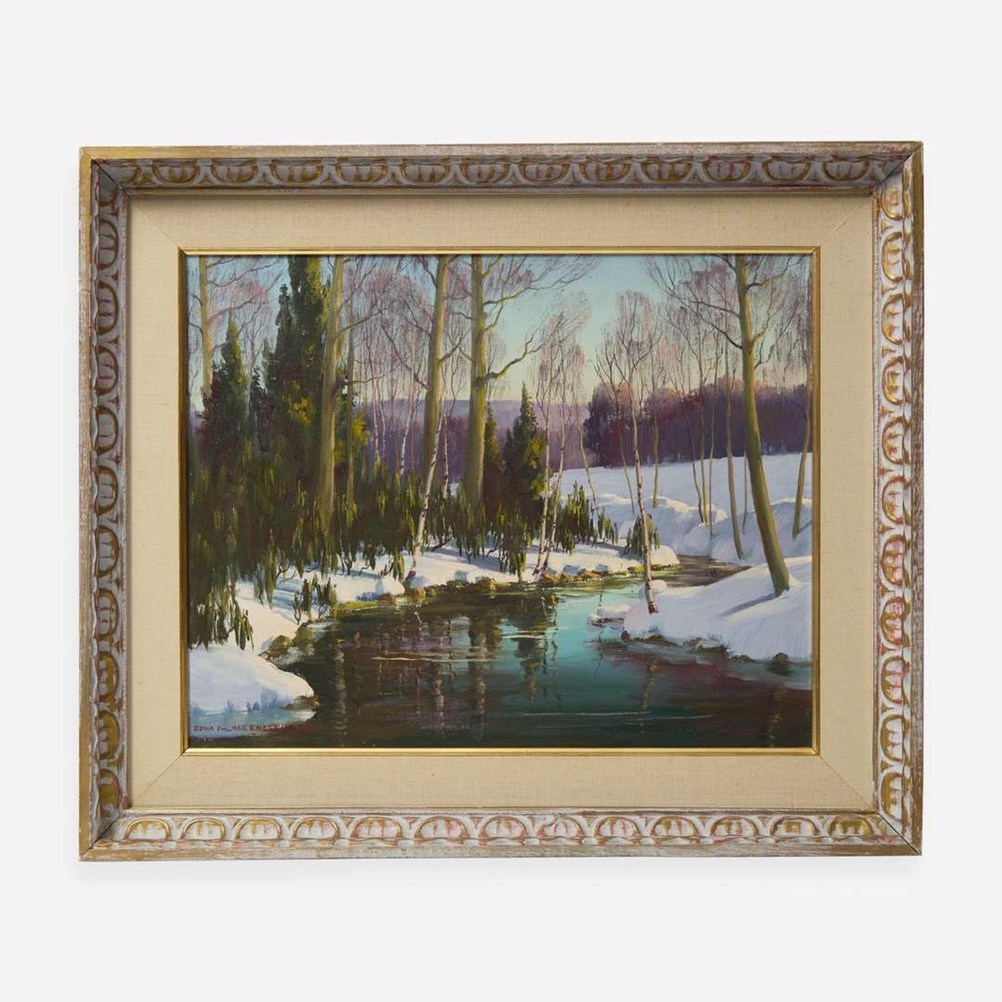 Edna Palmer Engelhardt (American, 1897–1991) Icy River; together with Tranquil Waters