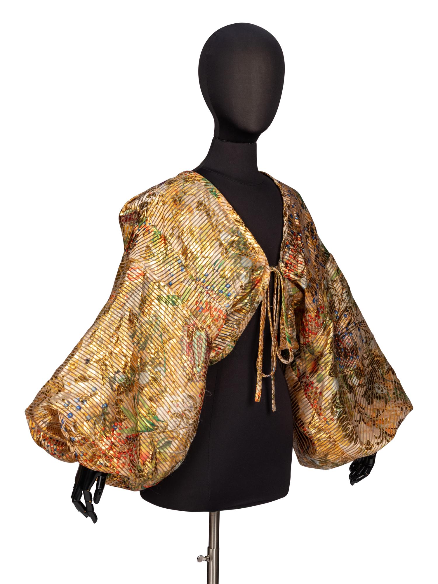 Vivienne Westwood, Gold Floral Bolero Top