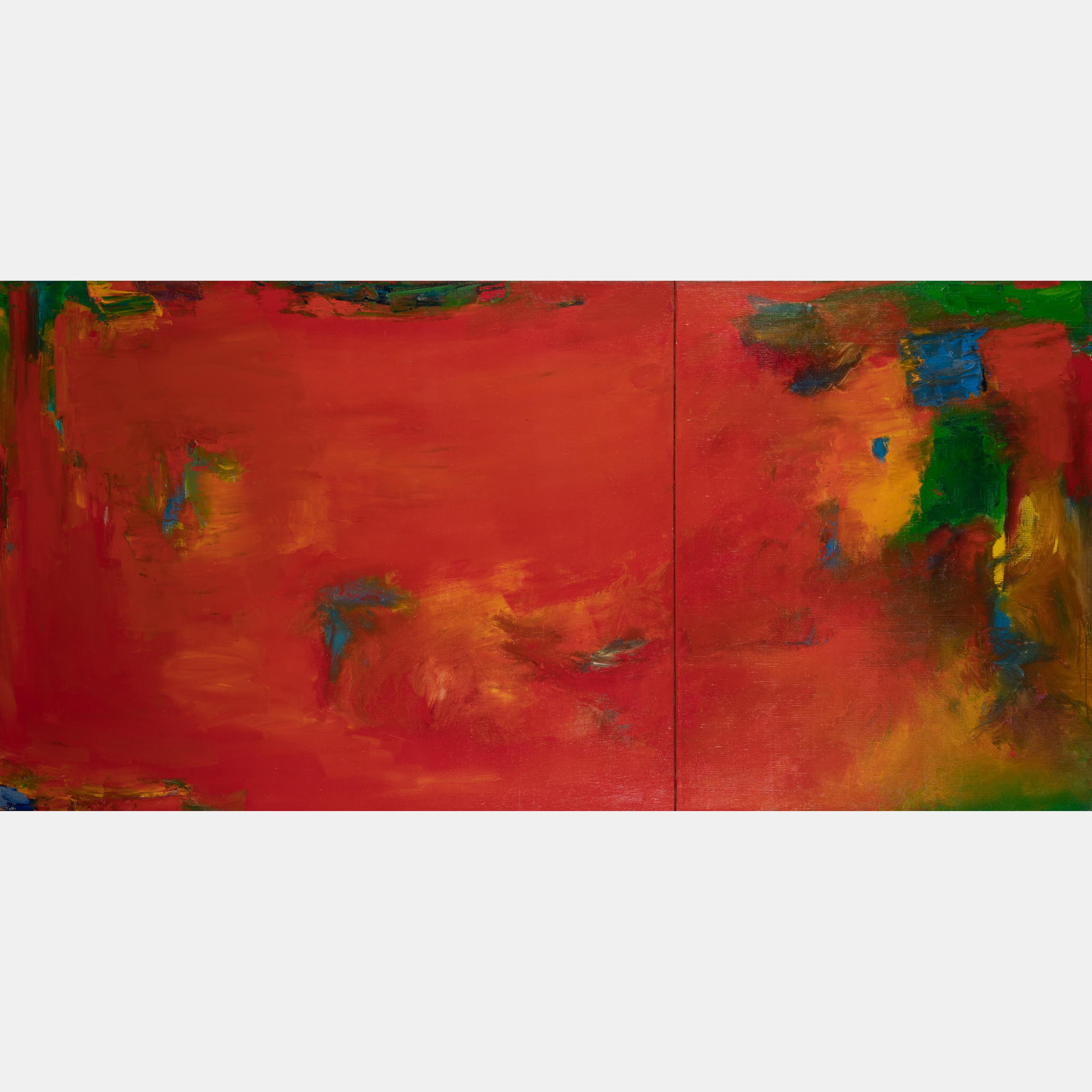 Chinese Vermillion (Diptych)
