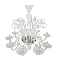 An Italian Murano Style Opaline Glass Chandelier