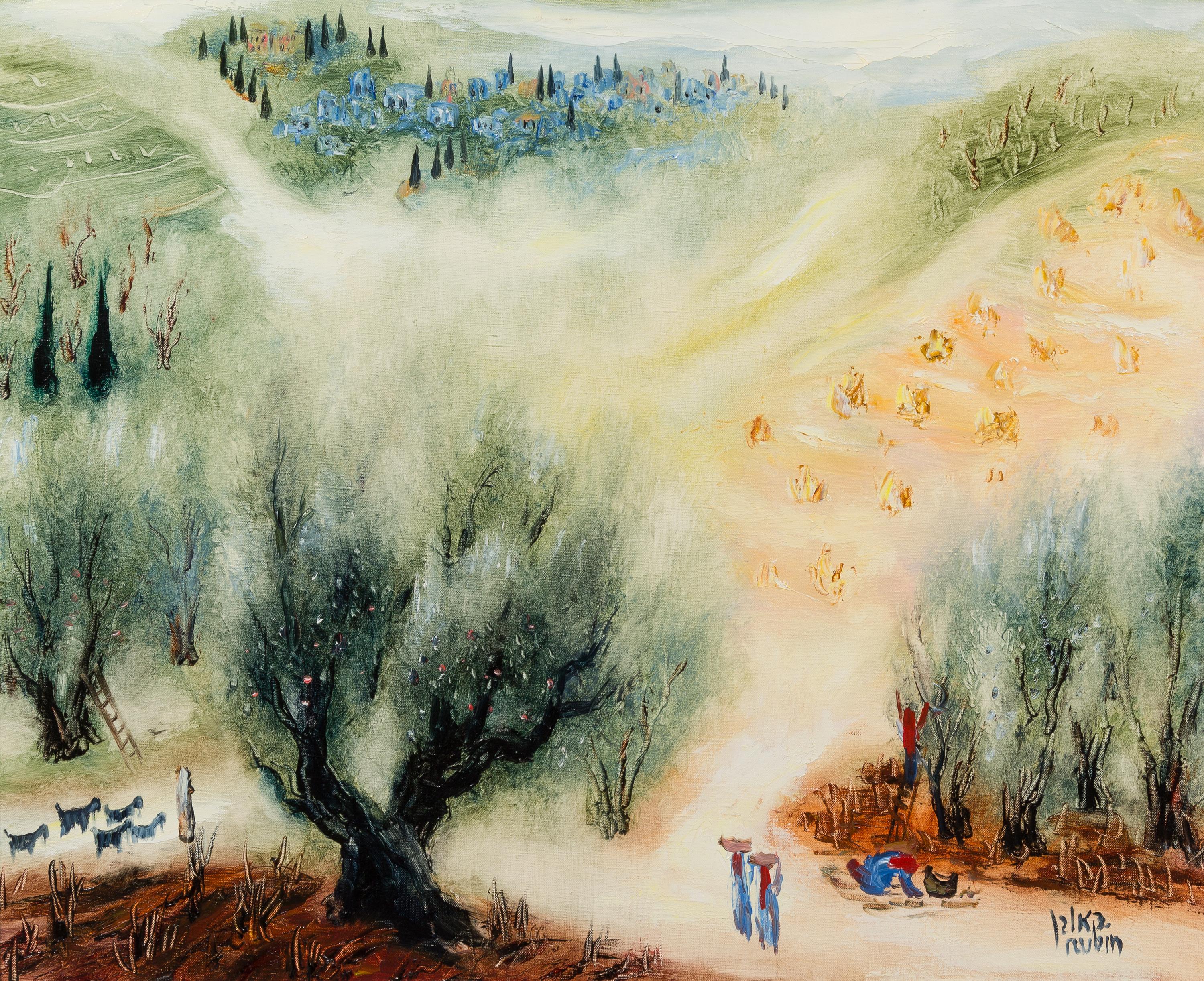 Reuven Rubin, (Israeli, 1893 - 1974), Landscape Near Safed