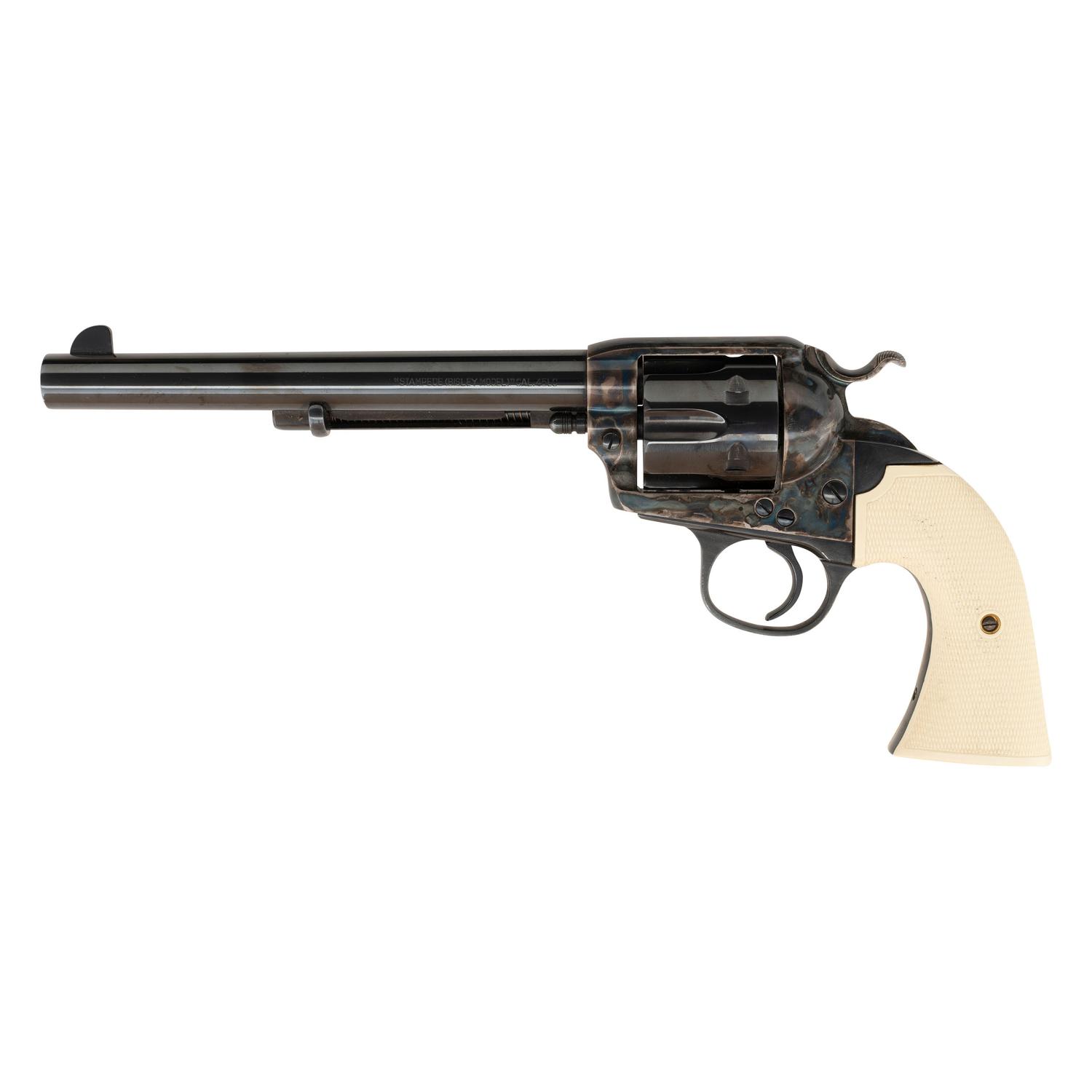 *Uberti-made Beretta Stampede Replica 7.5" Colt Bisley Revolver in .45 Colt