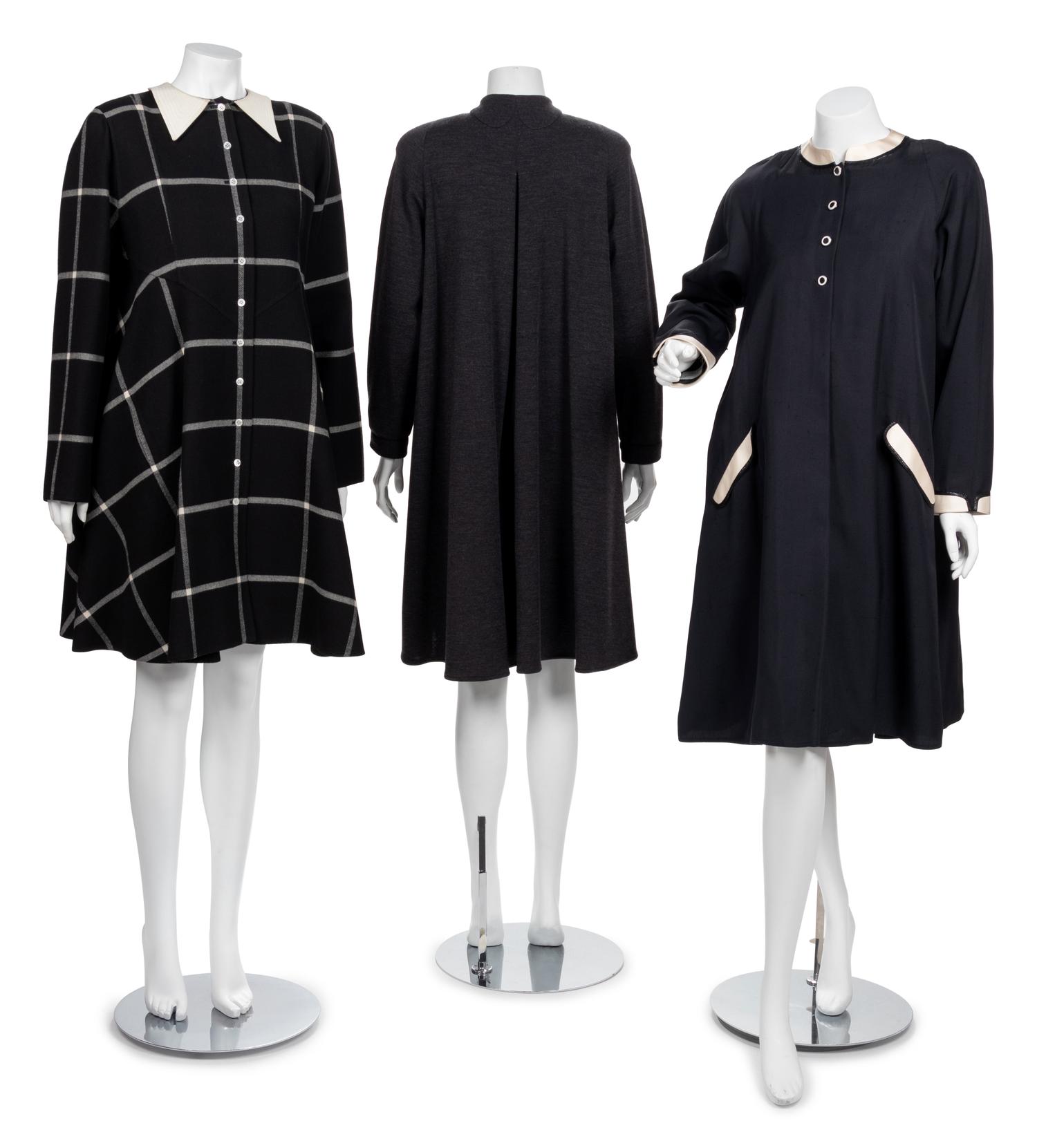 Three Geoffrey Beene Dresses, Spring 1989
