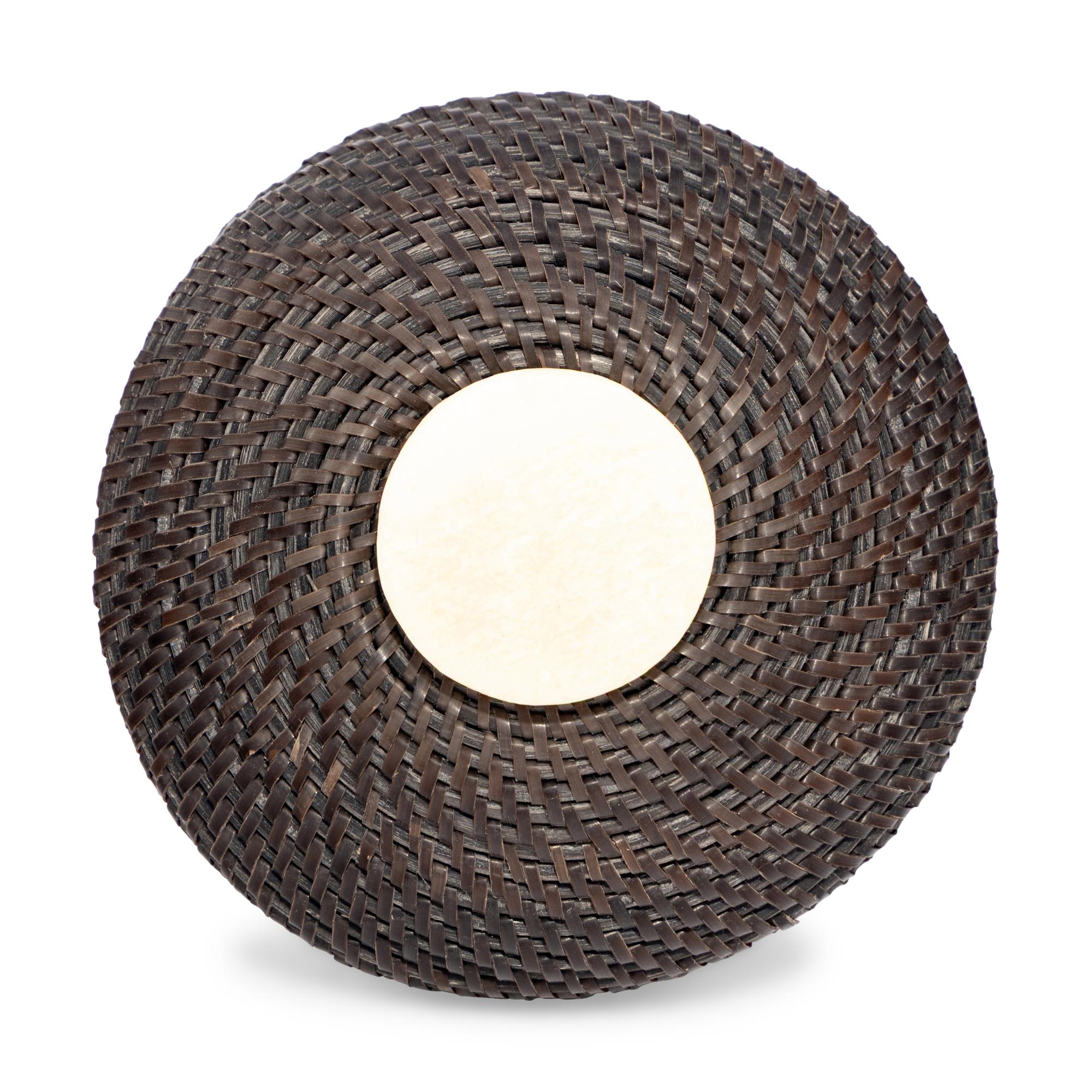 Baleen Basket, with Polar Bear Finial