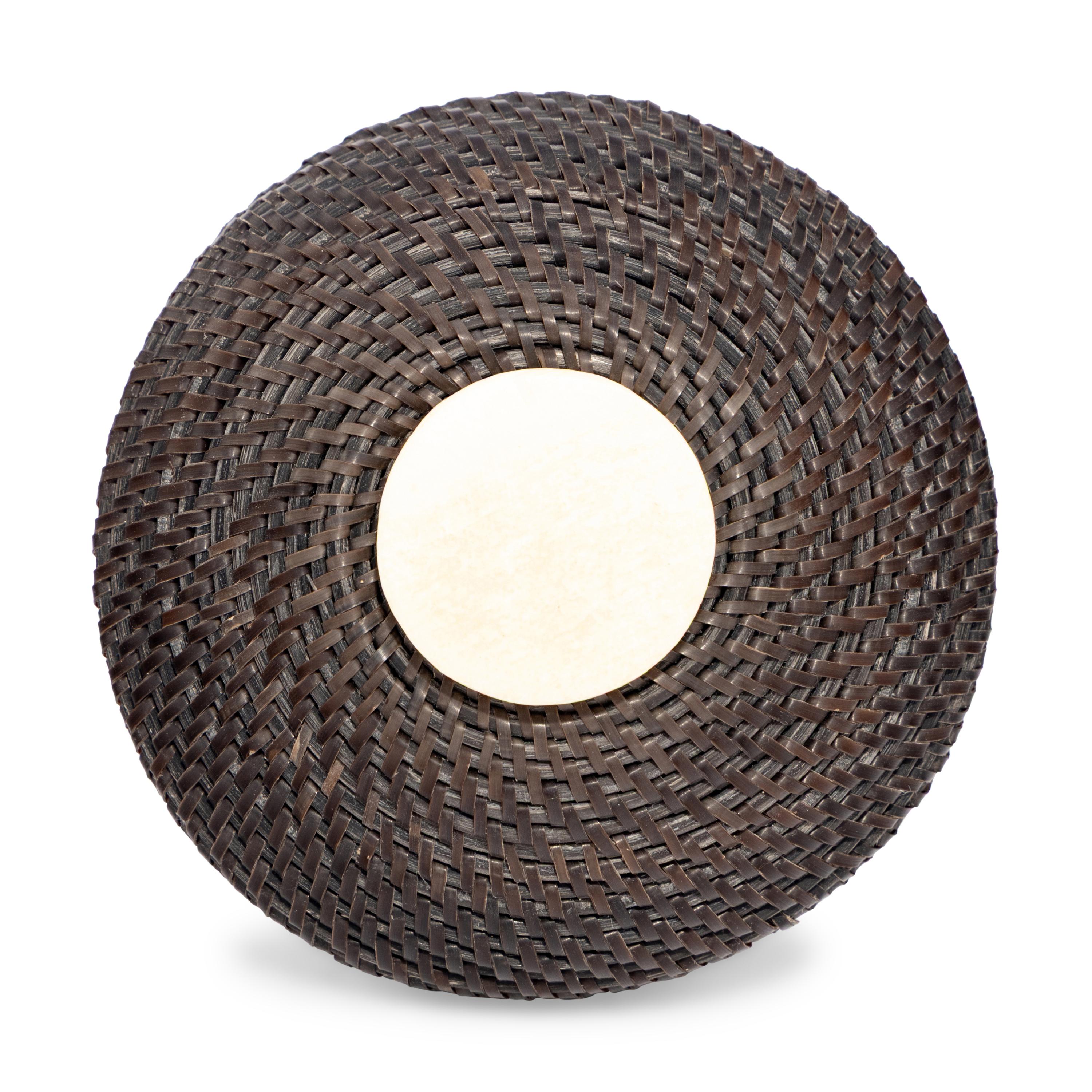 Baleen Basket, with Polar Bear Finial