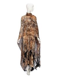 Carven Haute Couture, Cheetah Print Evening Gown & Wrap