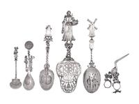 A Collection of Continental Flatware Articles