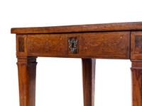 A Louis XVI Burlwood and Parquetry Table