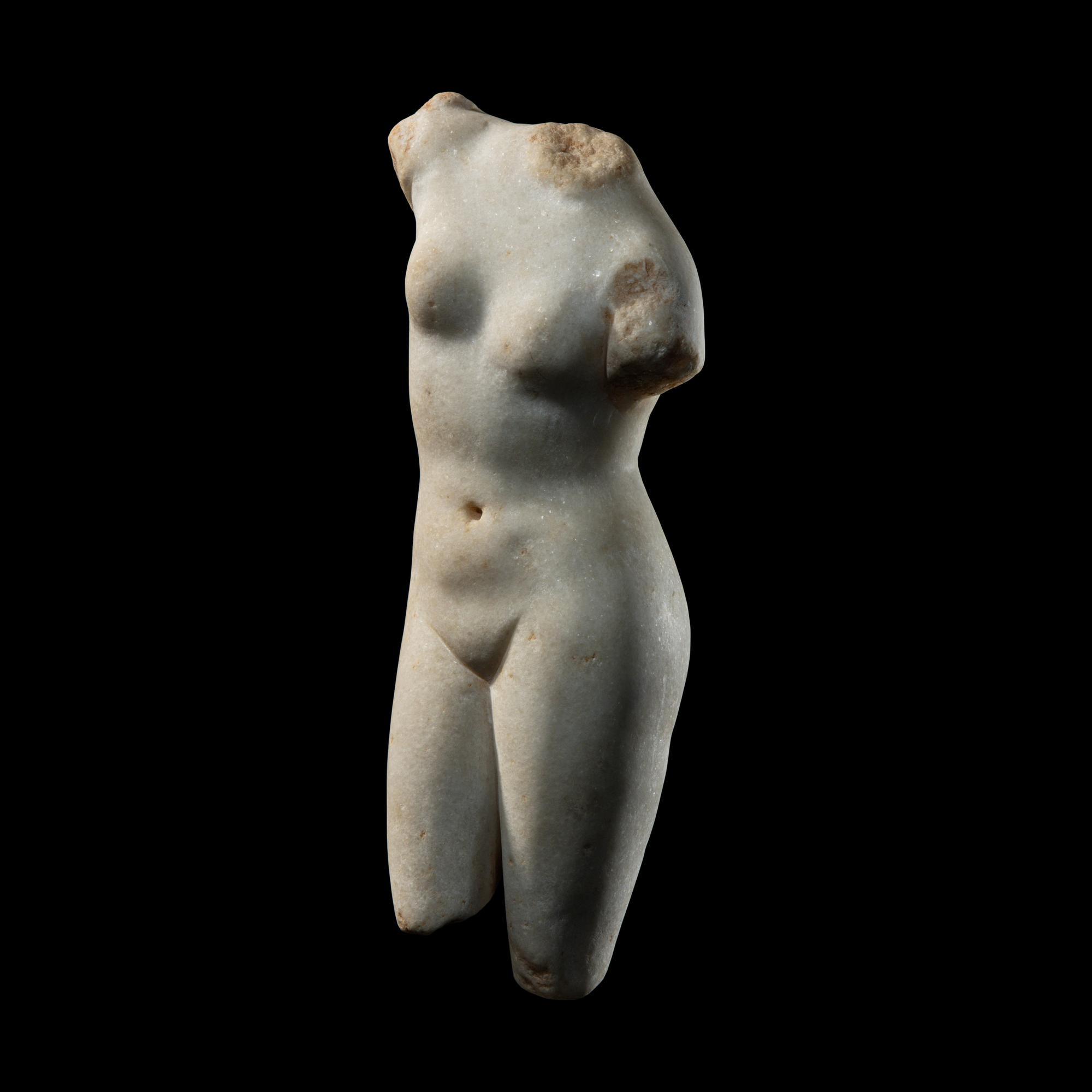 A Greek Marble Torso of Aphrodite Anadyomene