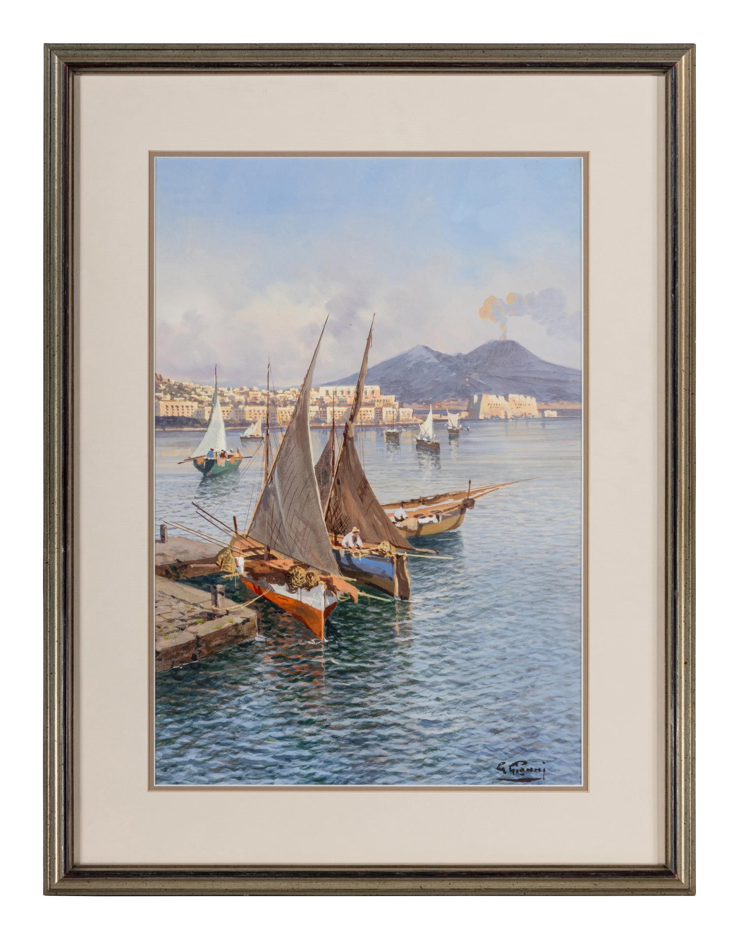 The Bay of Naples and Vesuvius