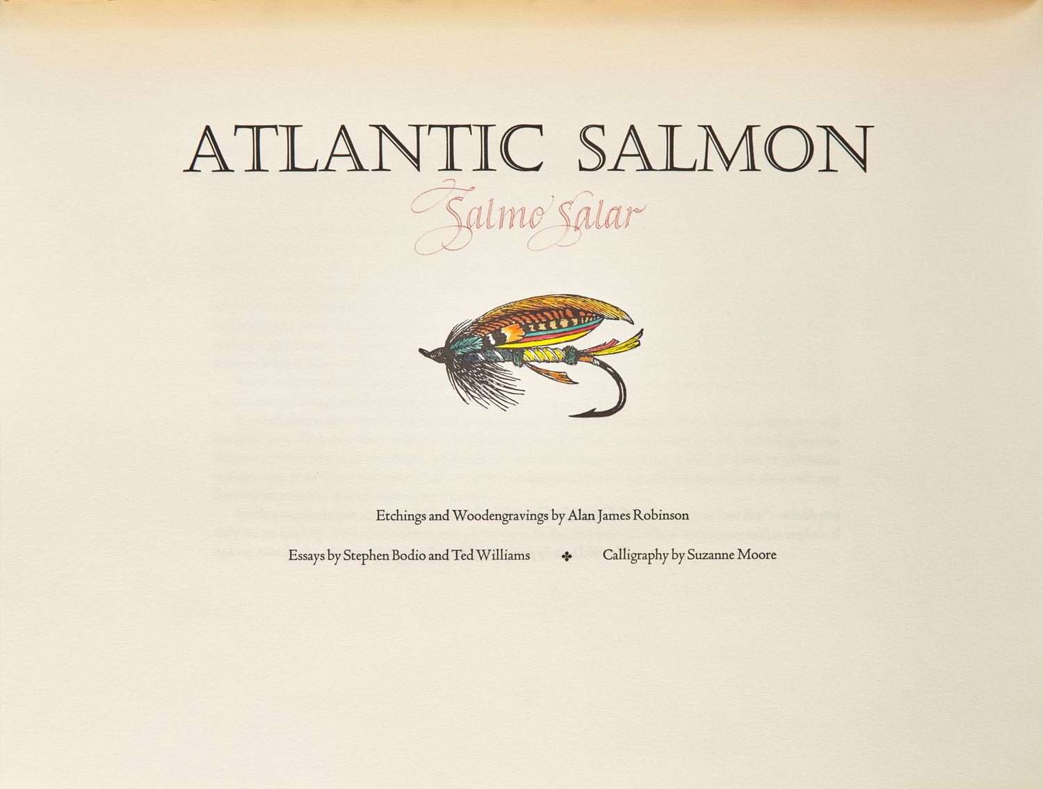[Cheloniidae Press] Bodio, Stephen, and Ted Williams. Atlantic Salmon Salmo Salar