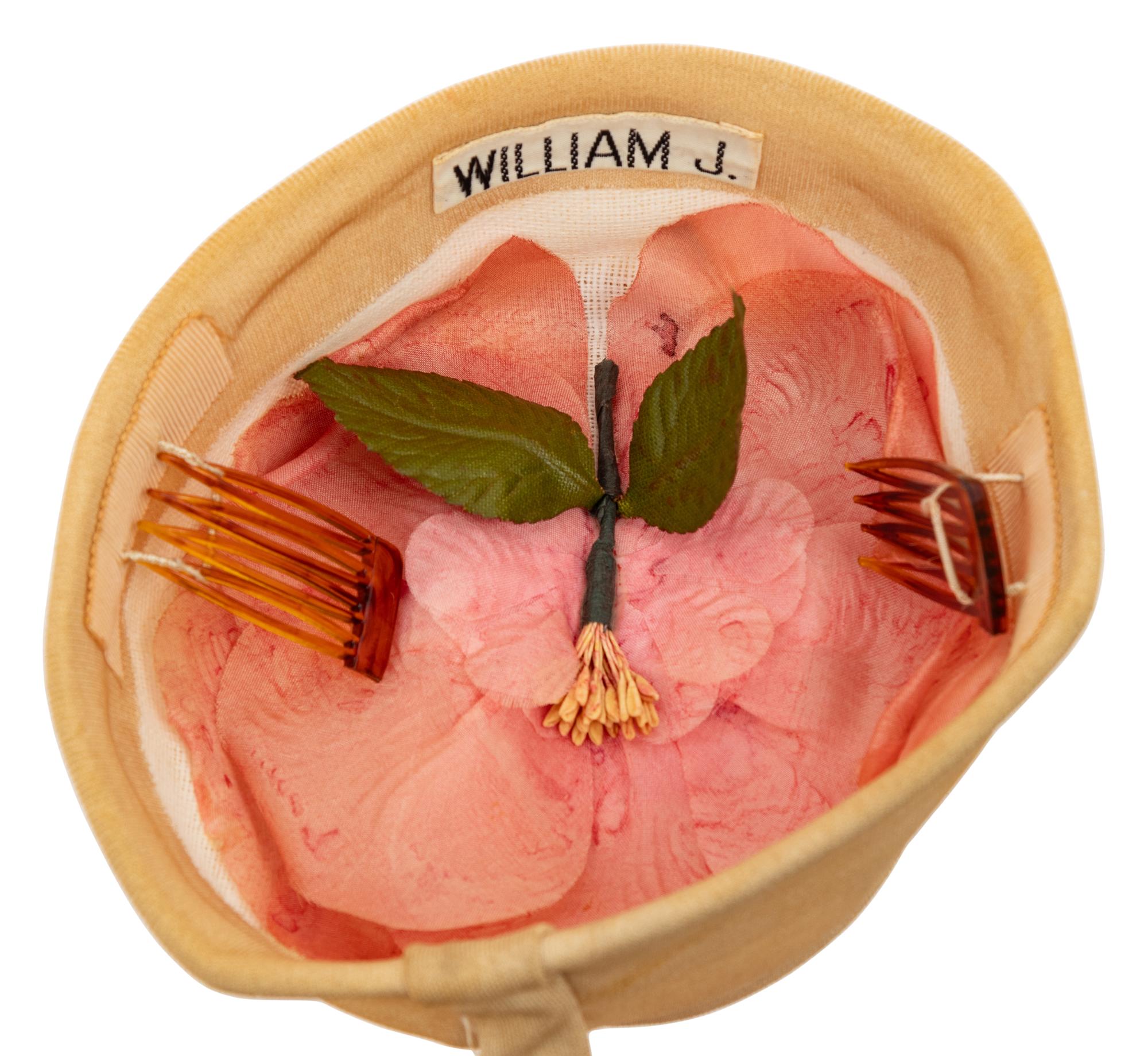 William J. Plumed Cap & Fascinator Pieces