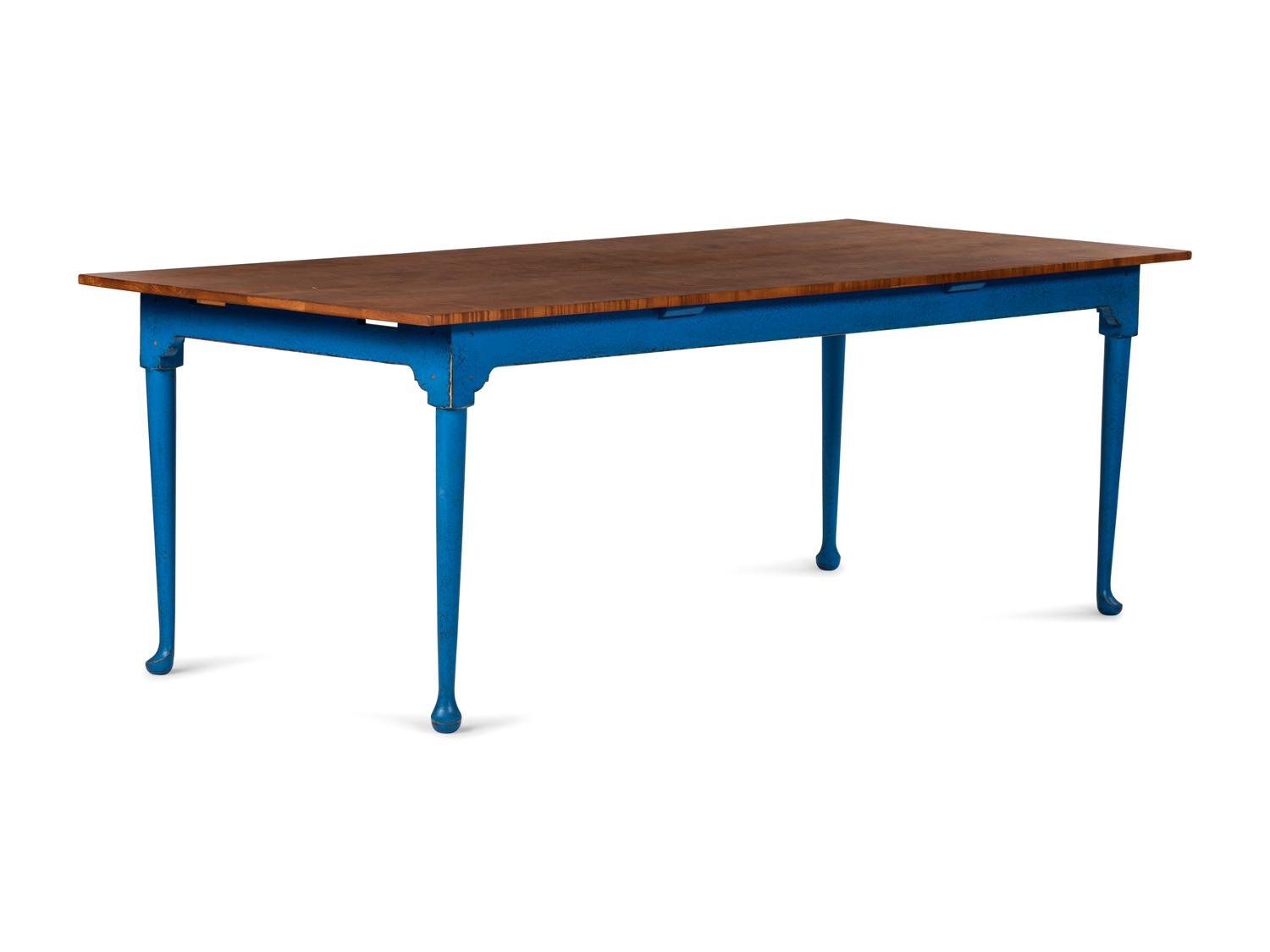 A Custom Tiger Maple Dining Table by David T. Smith