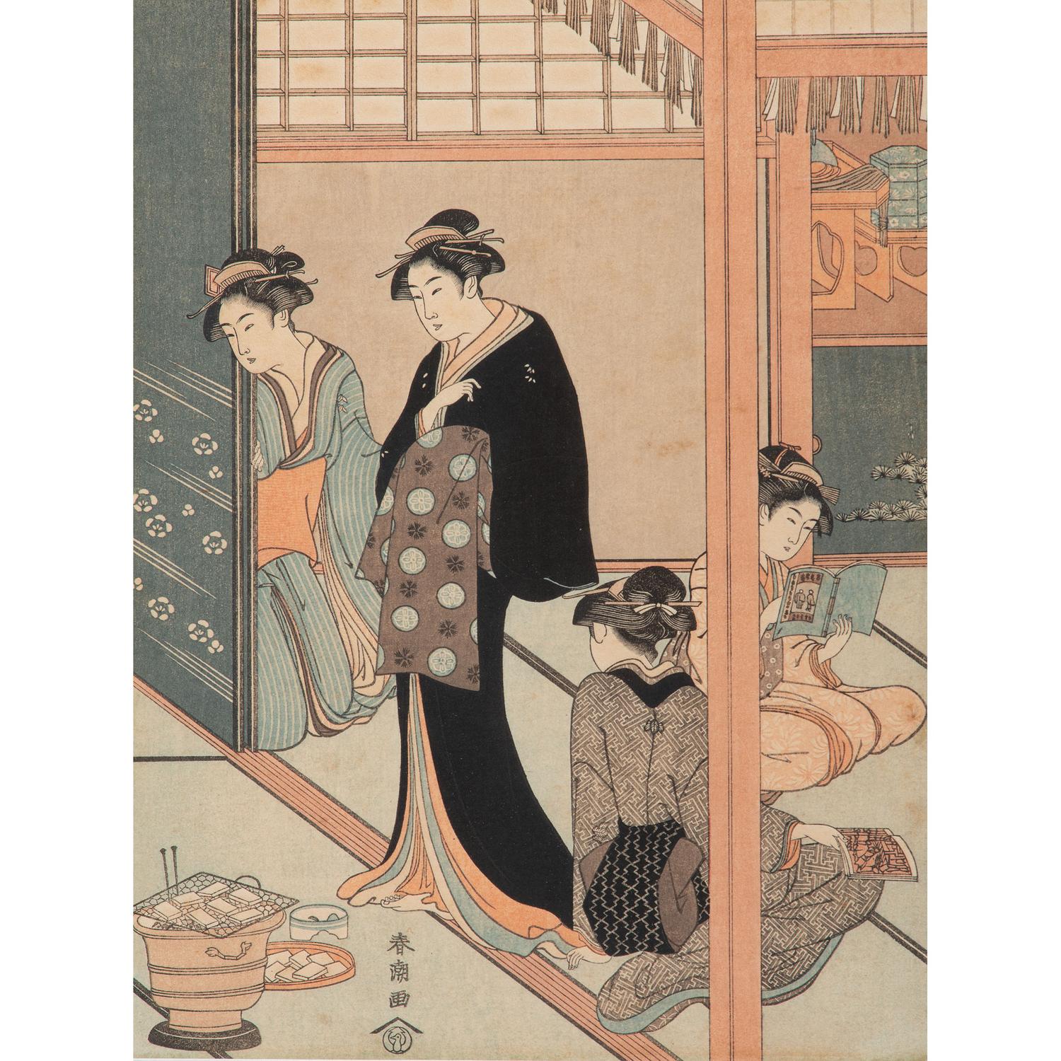 Three Japanese Woodblock Prints