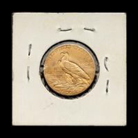 A 1915 Indian Head $2.50 Gold Coin