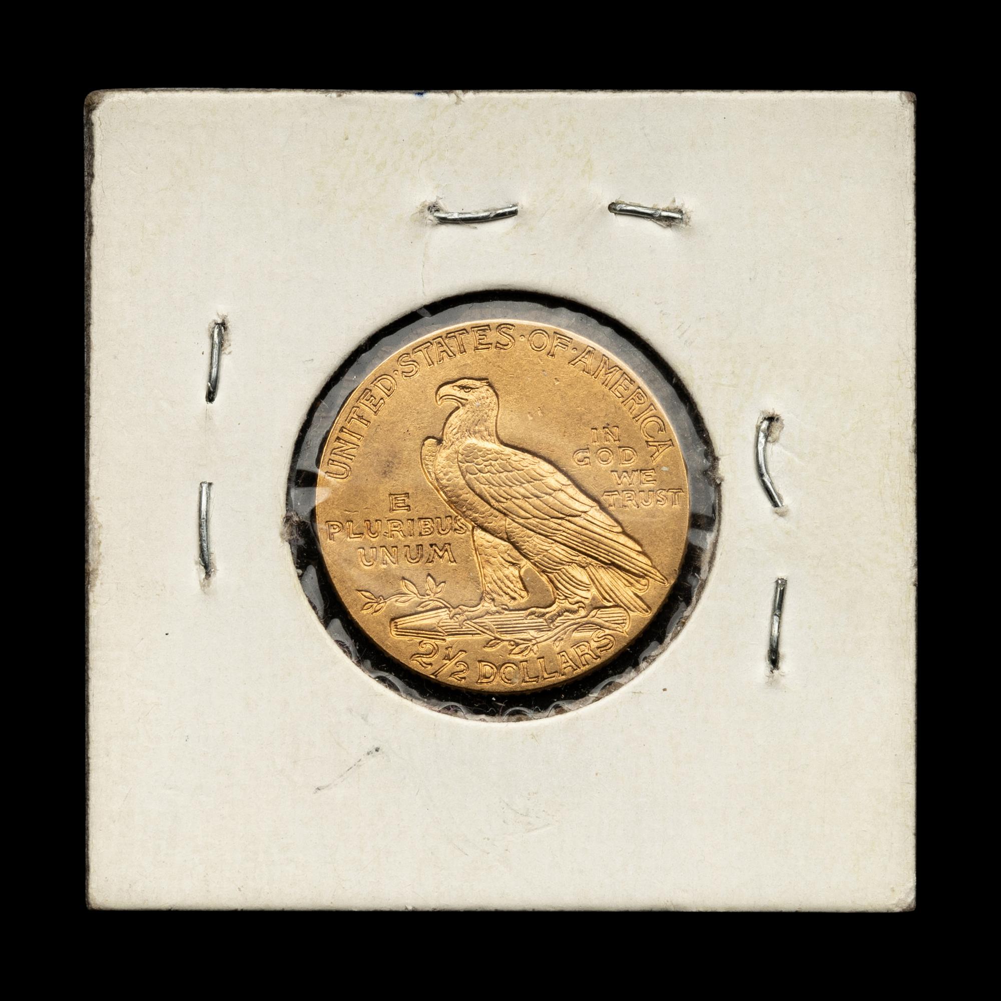 A 1915 Indian Head $2.50 Gold Coin
