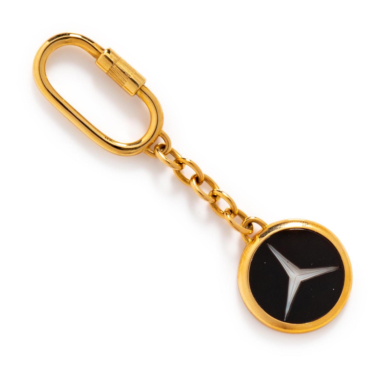 An 18 Karat Yellow Gold and Onyx Intaglio Key Chain, Fred Paris,