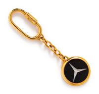 An 18 Karat Yellow Gold and Onyx Intaglio Key Chain, Fred Paris,