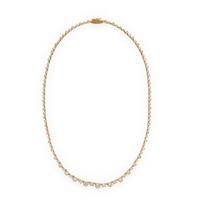 House of Ravn, 'Orion's Tennis', Diamond and Yellow Gold Necklace