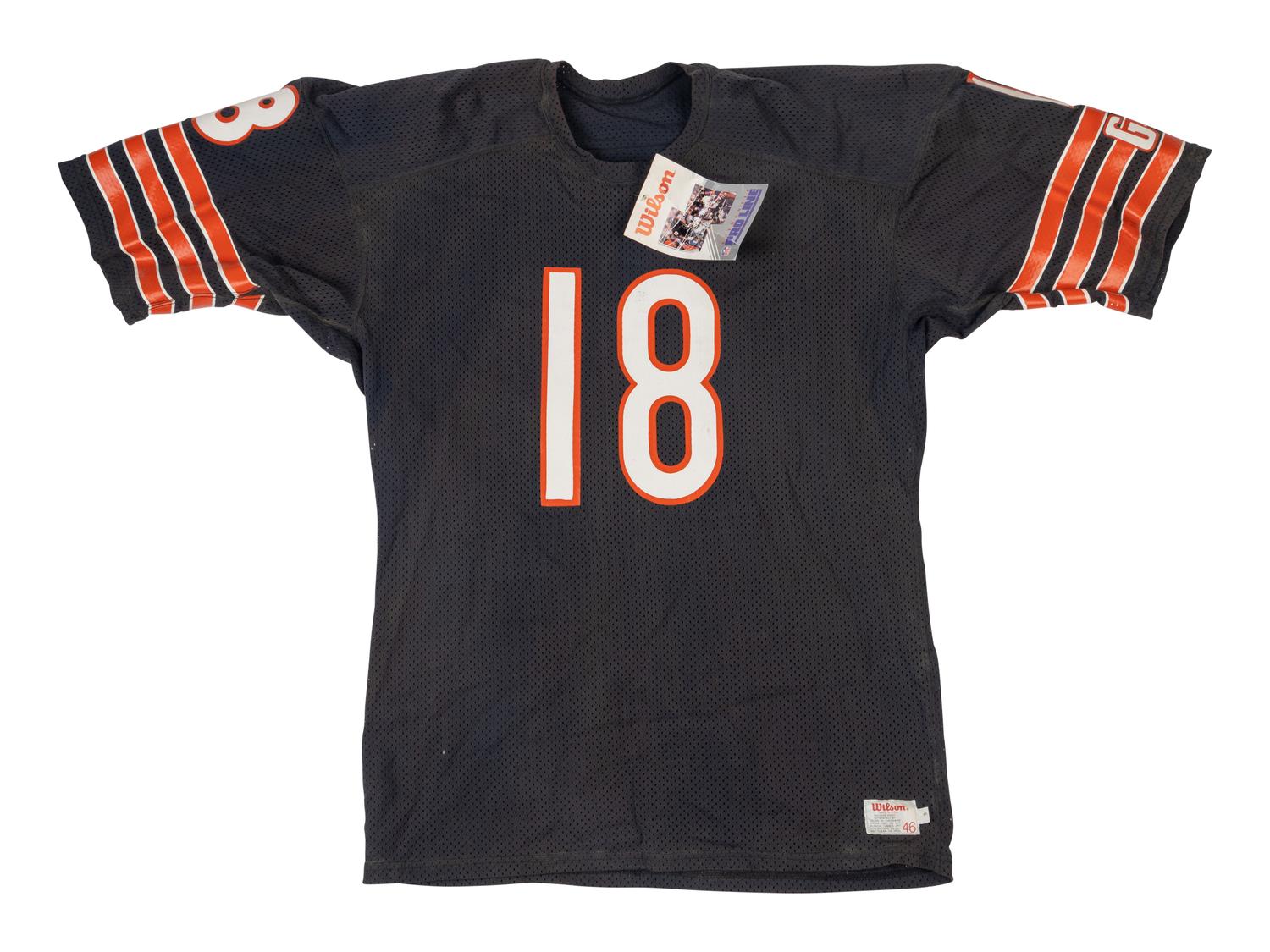 A Group of Two Vintage Chicago Bears Wilson Football Jerseys from The Collection of Sports Super Agent Steve Zucker,