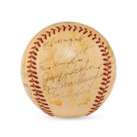 A 1950 Chicago White Sox Team Signed Autograph Baseball